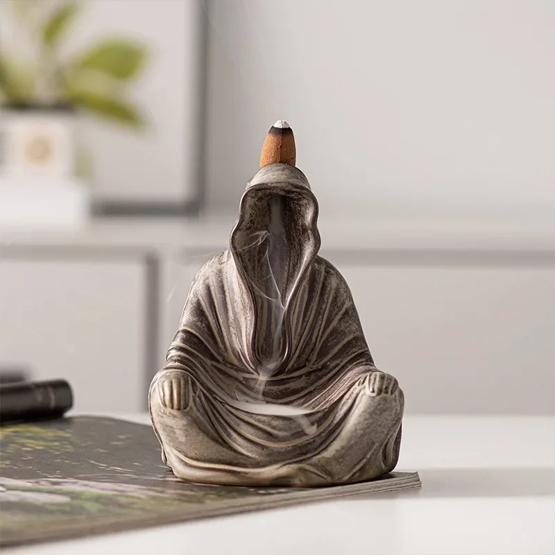 Ceramic Oil Burner - Nordic Classical Mysterious Man Ceramic Candlestick