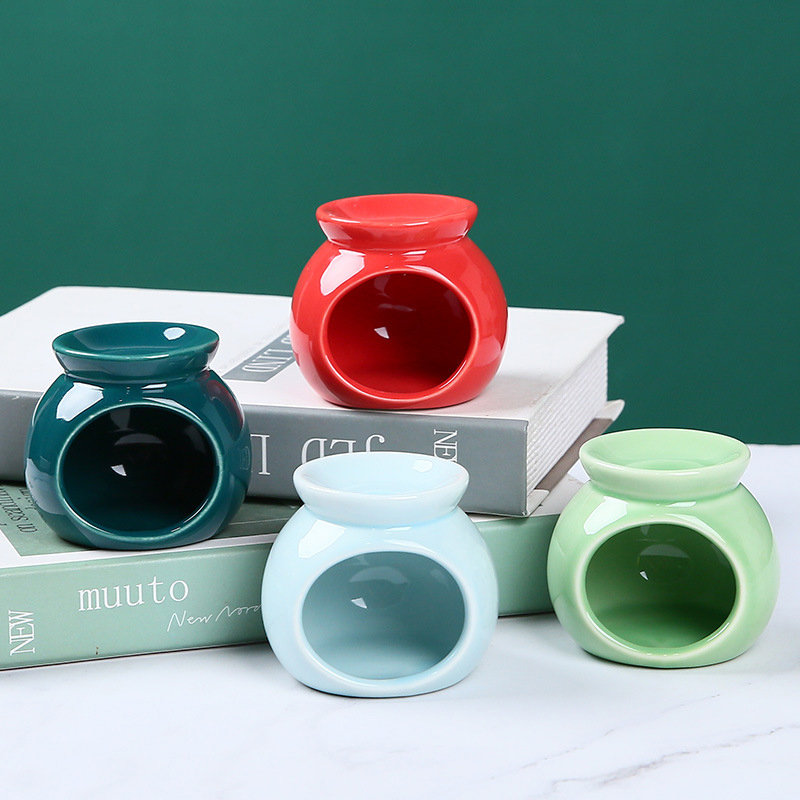 Ceramic Oil Burner - Porcelain Aroma Burner Essential Oil Furance