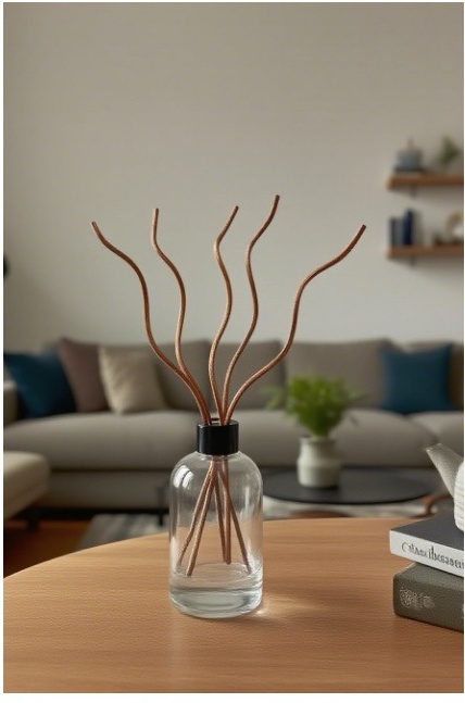 Home Fragrance Diffuser Sticks - 20/40Pcs Long Wavy Rattan Reed Diffuser