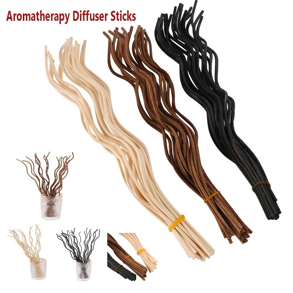 20Pcs Long Wavy Diffuser Stick - Home Fragrance Diffuser Sticks 评论和价格