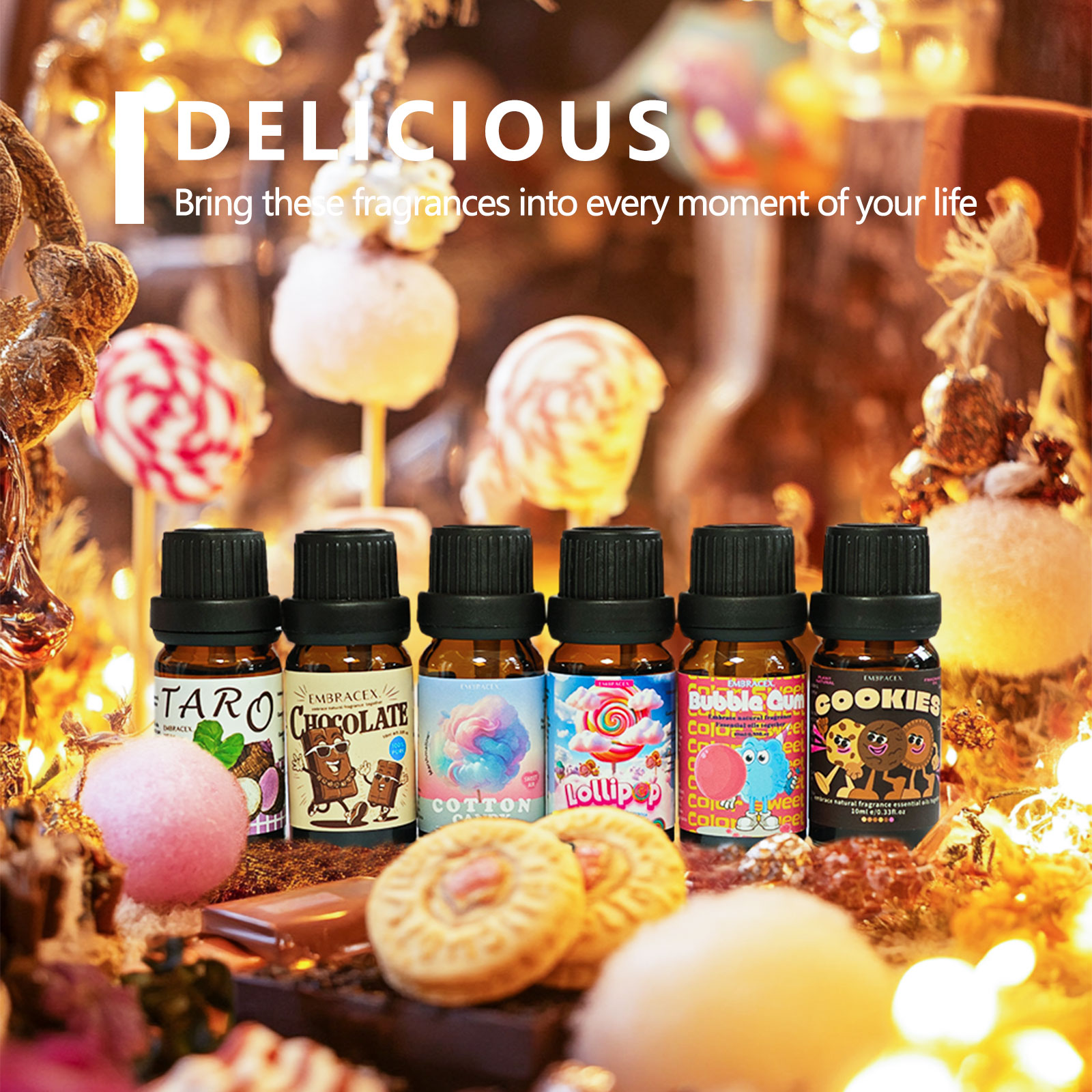 6PC/1Set Delicious Fragrance O - Home Fragrance Oil 评论和价格