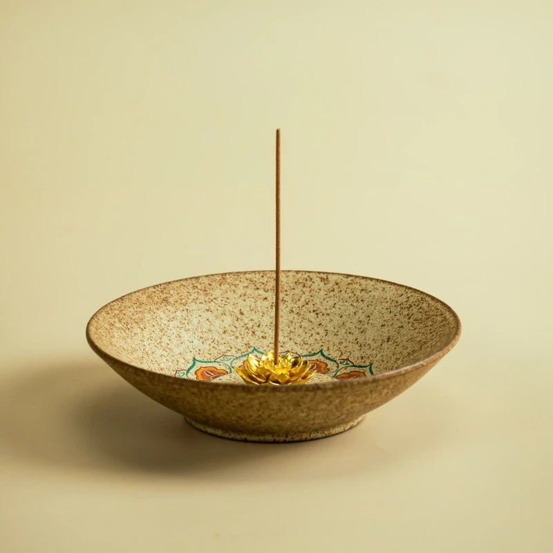 Dunhuang Lotus Incense Holder  - Ceramic Oil Burner 评论和价格