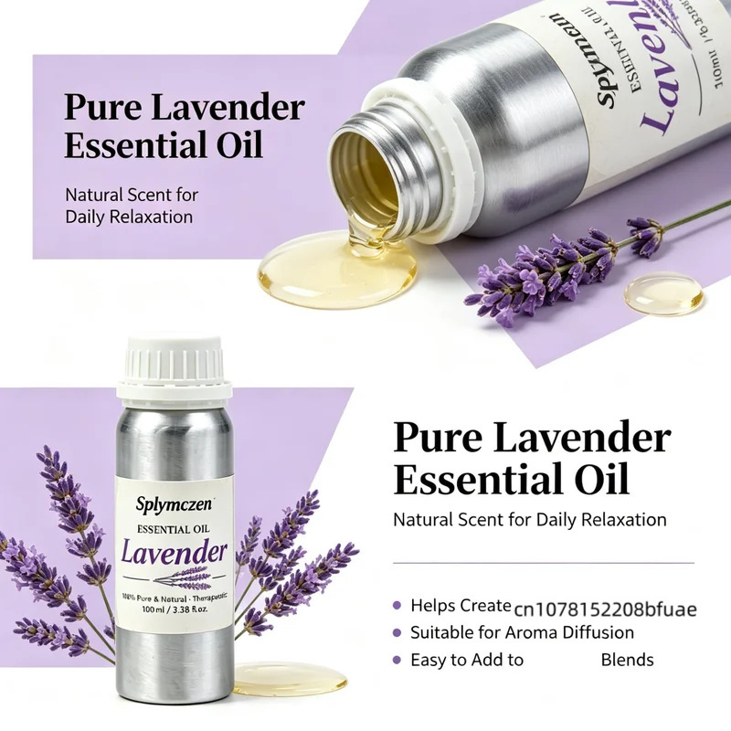 100ml Pure Natural Lavender Ar - Home Fragrance Reed Diffuser 评论和价格