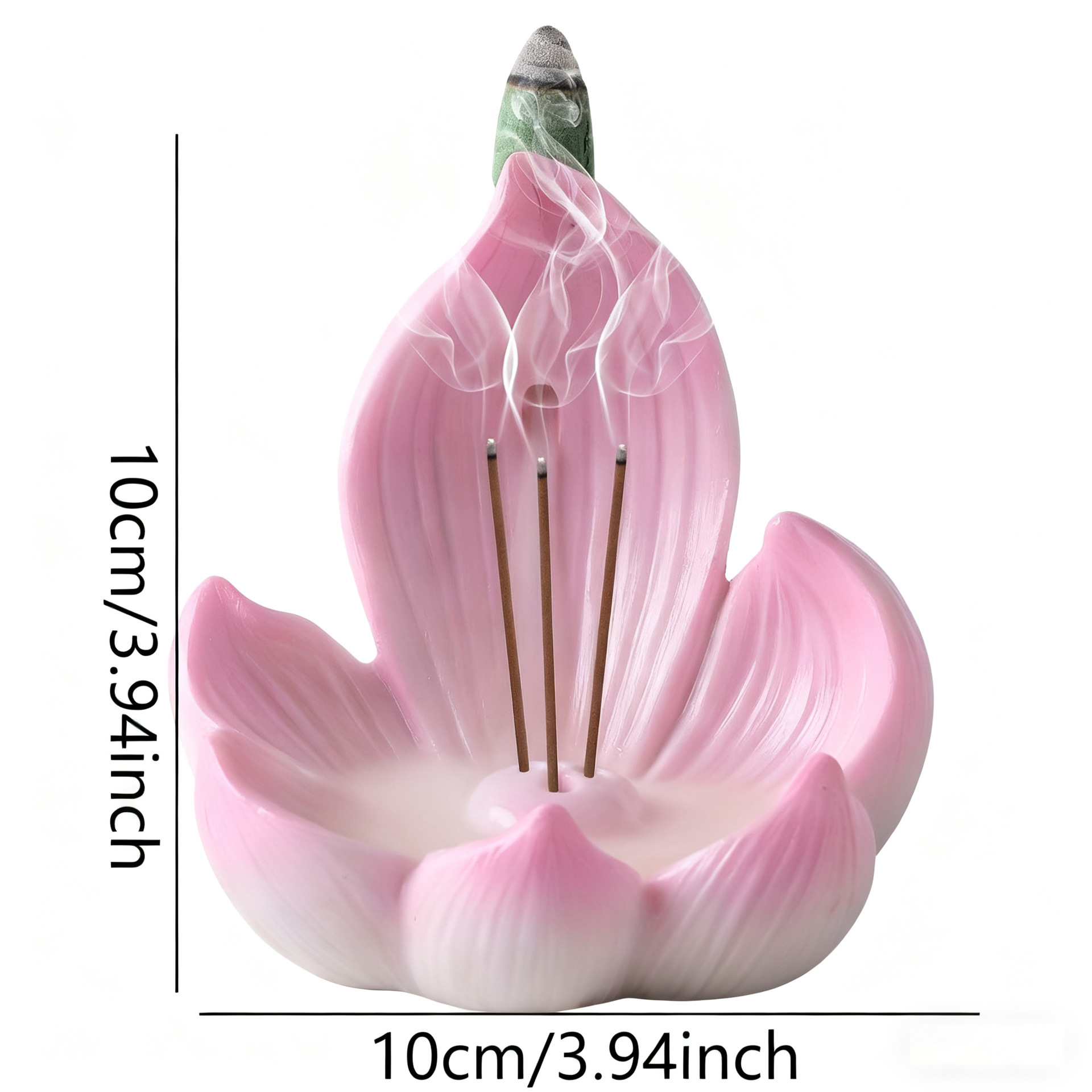 Resin Lotus Incense Burner Hol - Home Fragrance Incense Sticks 评论和价格