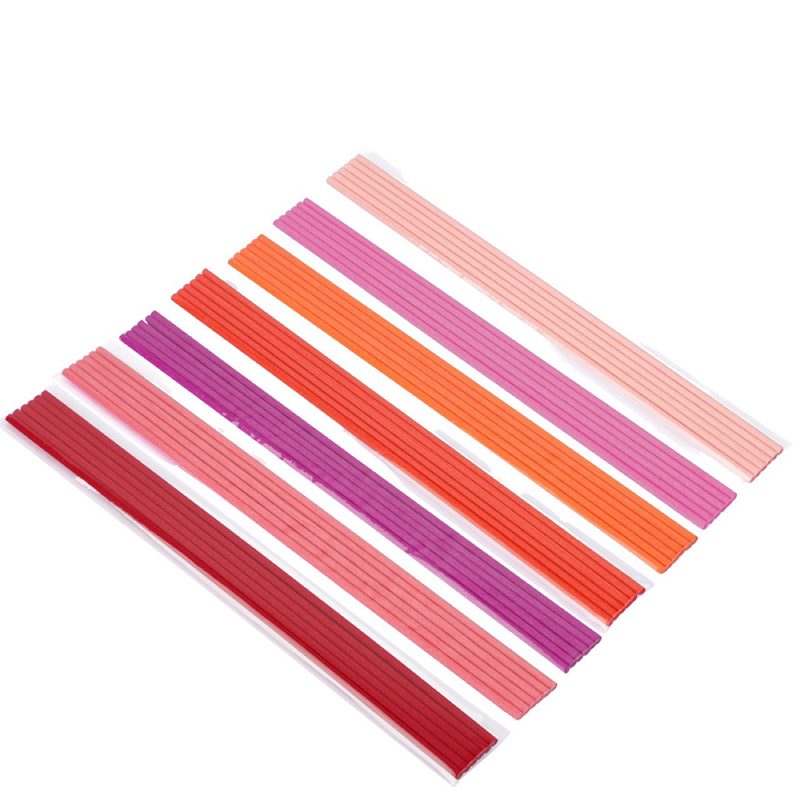 50pcs 22cmx3mm Colored Fiber R - Home Fragrance Diffuser Sticks 评论和价格